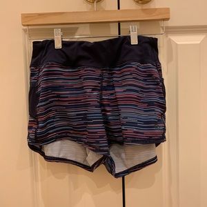 athleta patterned shorts